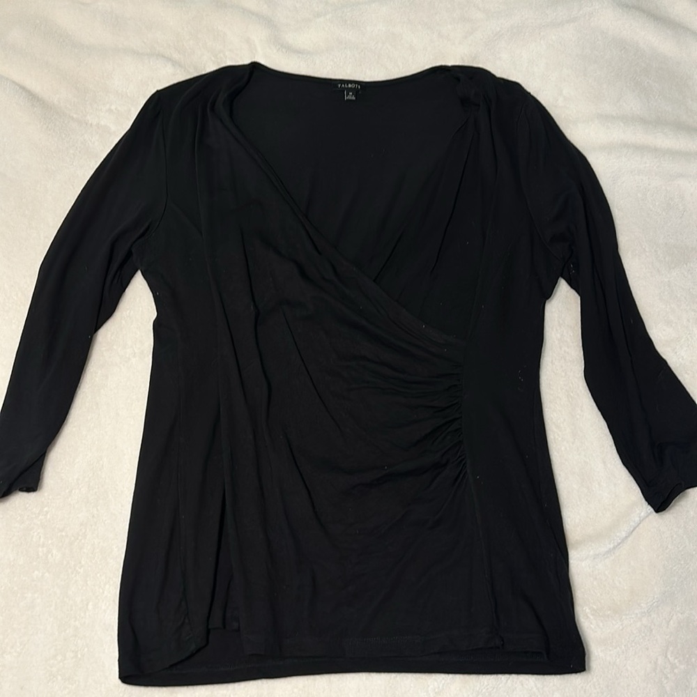 Talbots Wrap Top